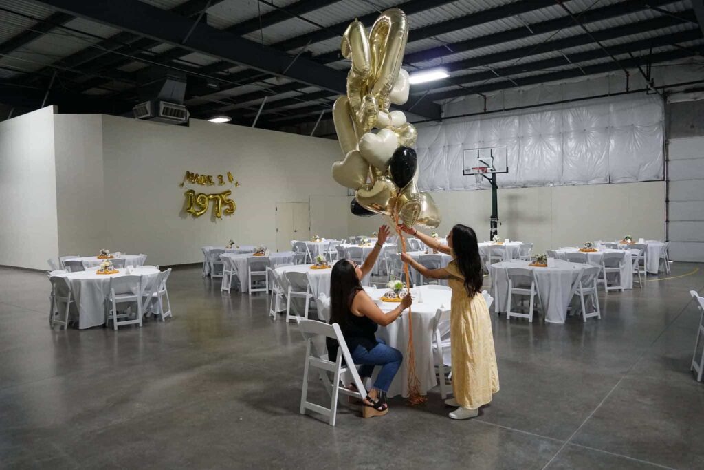Savage celebration setup