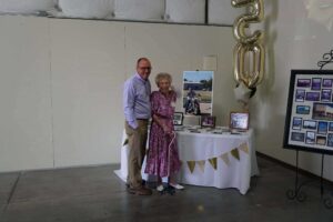 Scott President of Savage with Mom